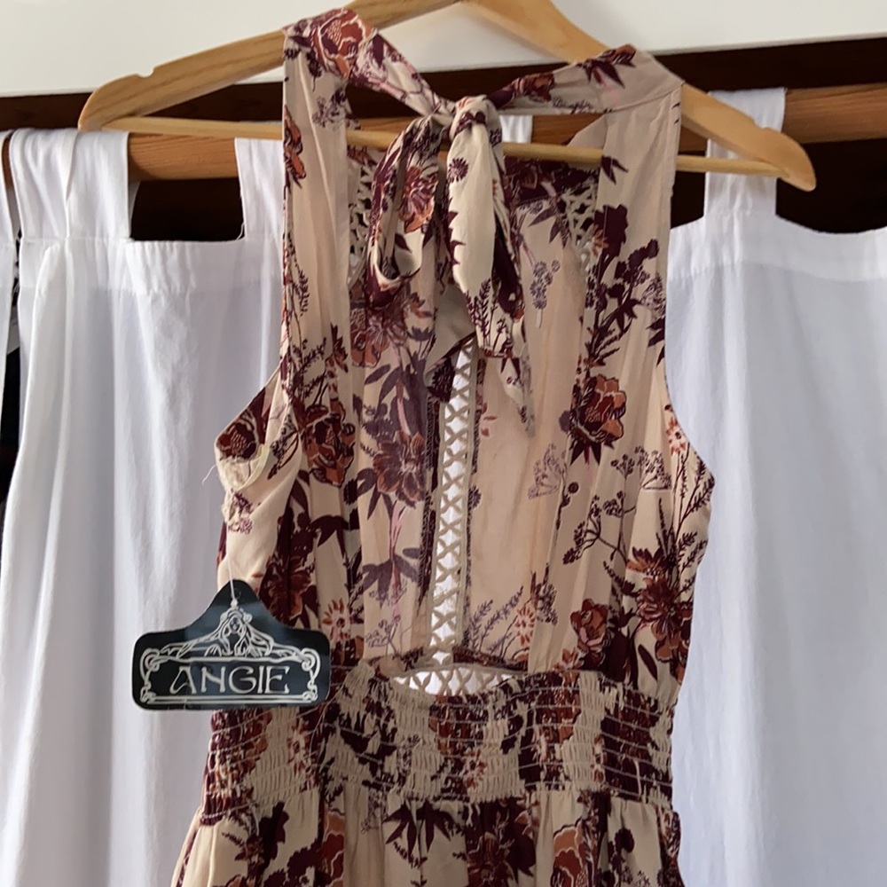 Long summer dress-tie back